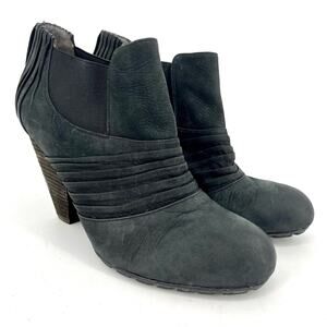 Vince Camuto Bronco Bootie Ankle Leather Black Size‎ 10B